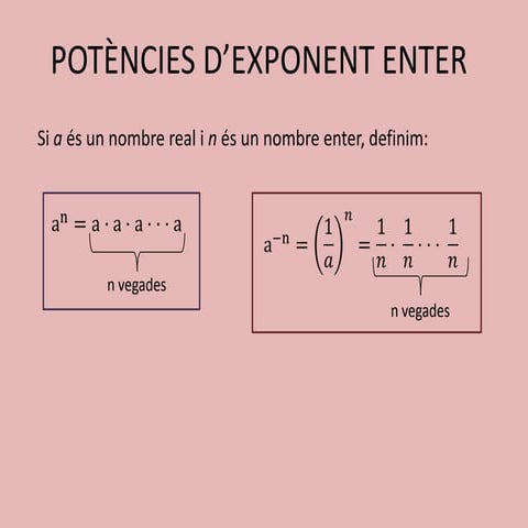 Potències i radicals