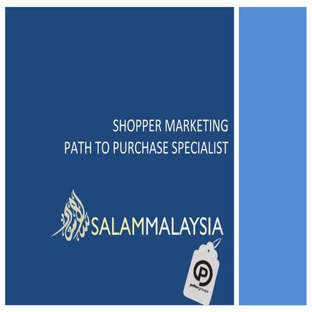 Potter :salam trade shopper activation