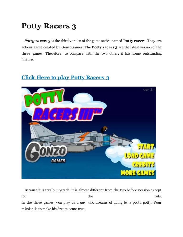 Potty Racers 3