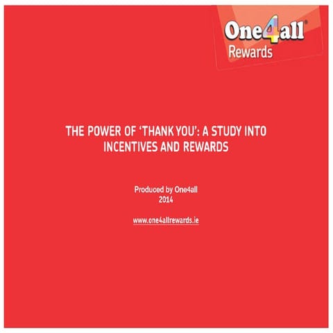 Power of Thank You Report 2014 - Ireland