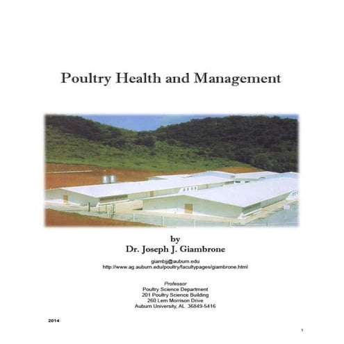 Poultry Health and Mangement Textbook