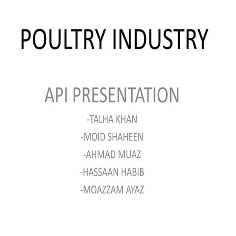 Poultry industry of pakistan