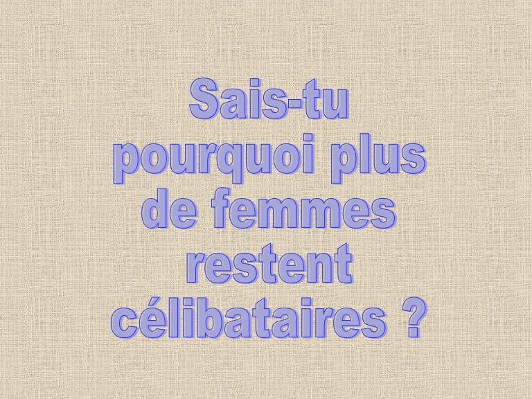Pourquoi certains hommes restent célibataires