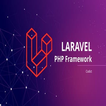 Introduction au Framework Laravel | PPTX