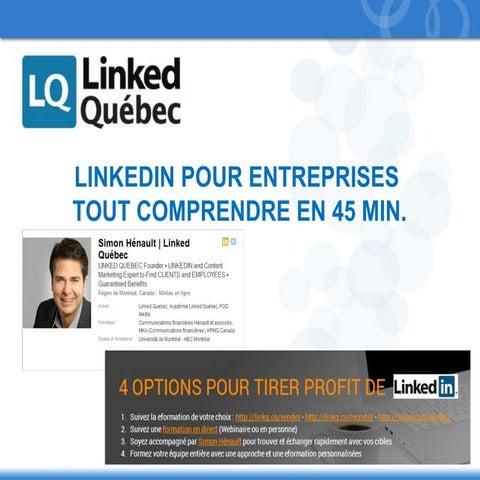 Pourquoi LinkedIn - Webinaire 4 juin 2014