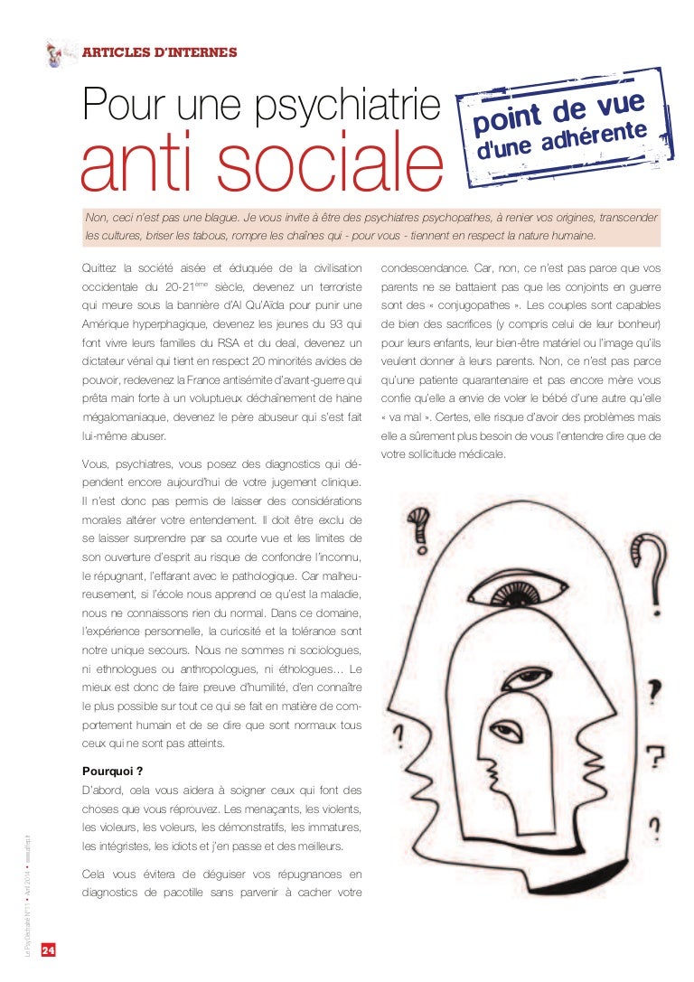 Scarica Gratis Images Pour Une Psychiatrie Anti Sociale actualisé par