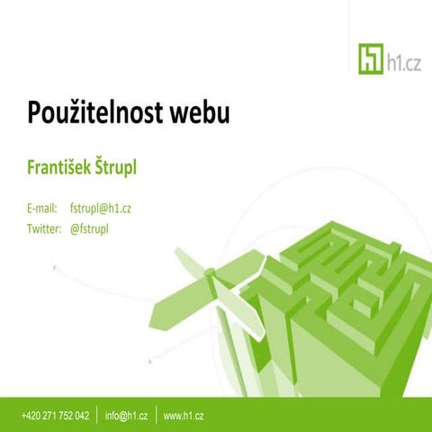 Použitelnost webu