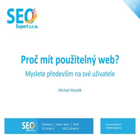 Pouzitelnost - jak mit uspesny a pratelsky web