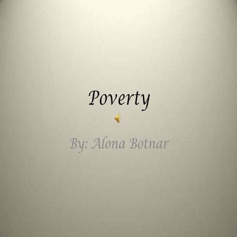 Poverty
