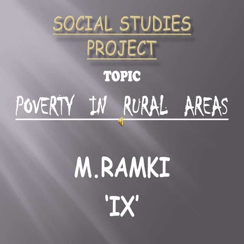 Multidimensional Poverty Index | PPT
