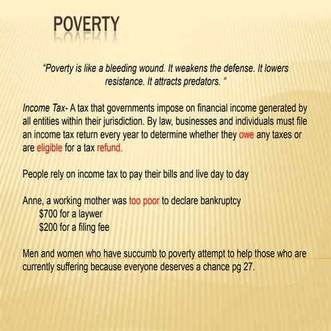 Poverty