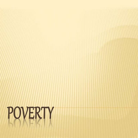 Poverty