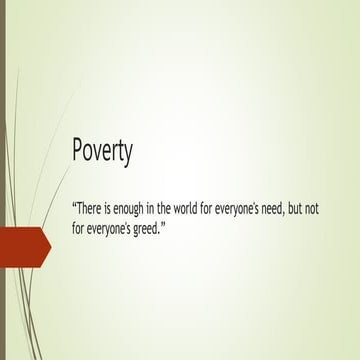 Poverty