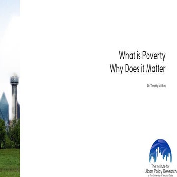 Poverty in the Dallas Diocese