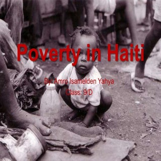 Poverty In Haiti
