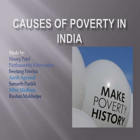 Poverty in india