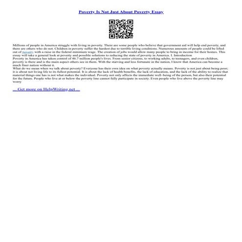 Worthy And Unworthy Poor | PDF