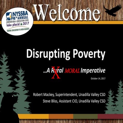 Poverty-Moral Imperative Presentation NYSSBA Convention 2017