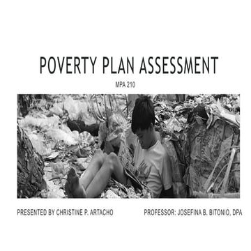 MPA 210 :  POVERTY PLAN  ASSESSMENT.pptx