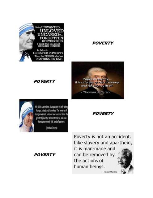 Types of poverty | PPTX