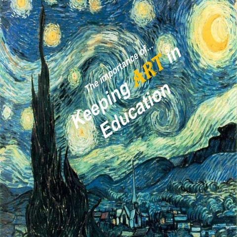 The Importance of Keeping ART in Education