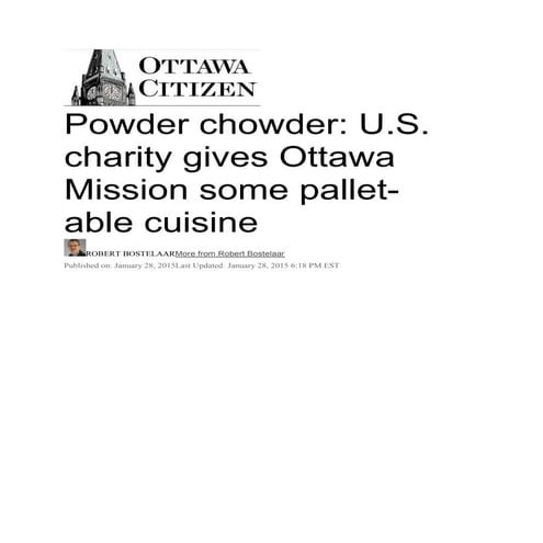 Powder chowder