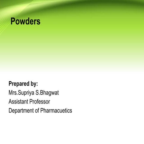 Powders Solid dosage form Presentation.pptx