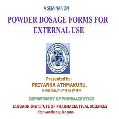 Powders ppt