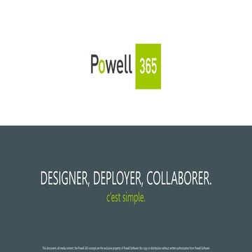 Powell 365 - Cas client Webhelp