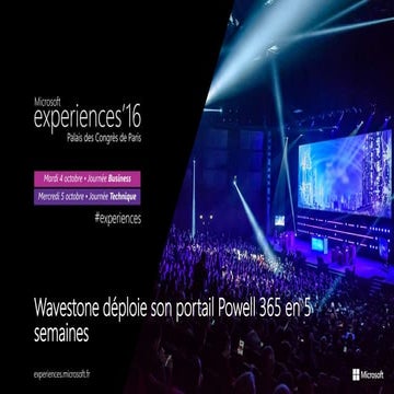 Wavestone déploie son portail Powell 365 en 5 semaines