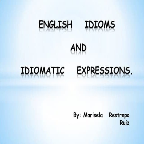 Powe piont idioms