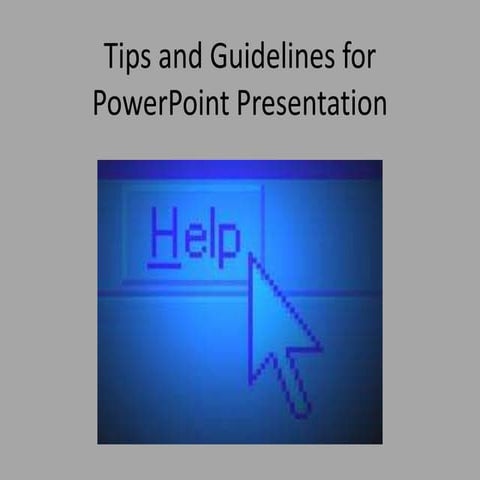 Powepoint tips