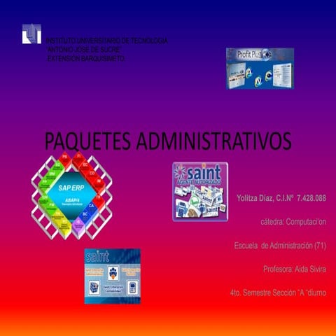 PAQUETES ADMINISTRATIVOS.YOLI