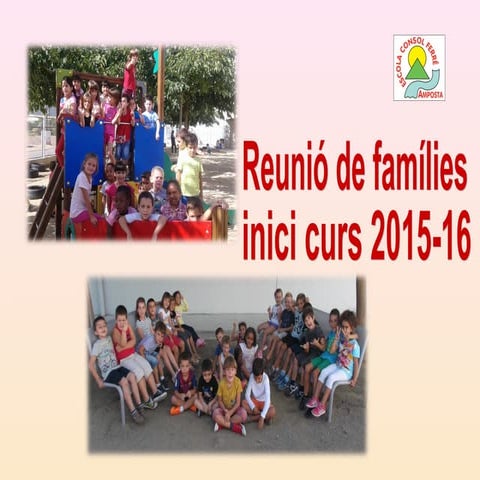 Reunió d'inici de curs 2015-16