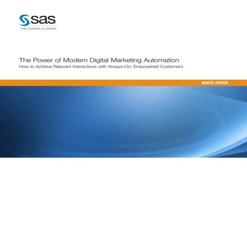 The Power of Modern Digital Marketing Automation