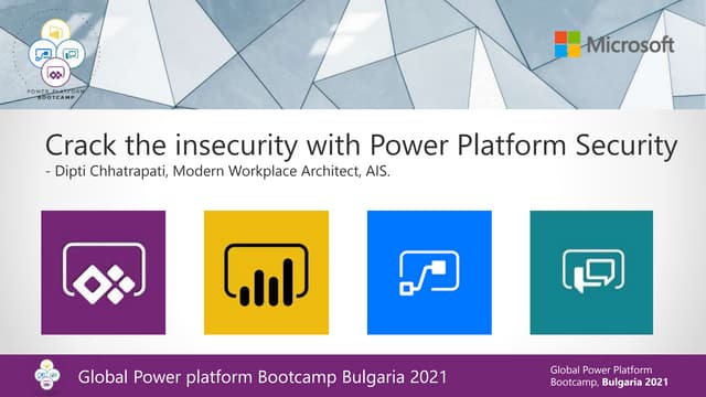 Power platform Bootcamp Bulgaria 2021 - Power Platform Security