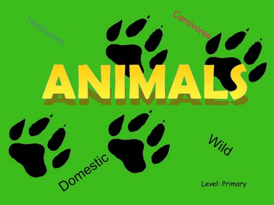 Difference between domestic and wild animals | PPTX