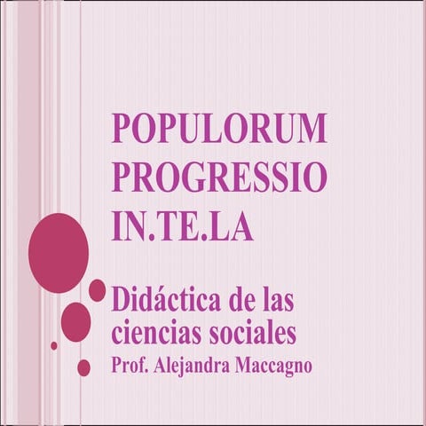 Didáctica de las Ciencias Sociales