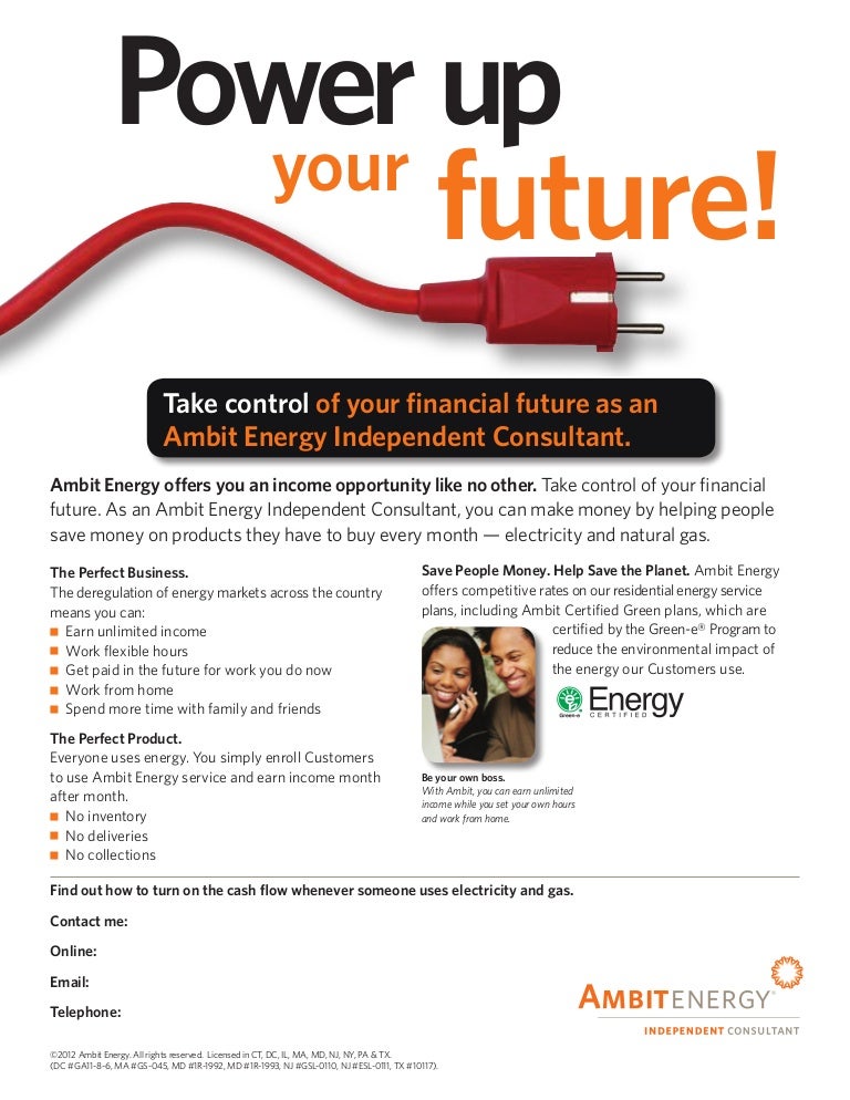 Ambit Energy Power Up Your Future