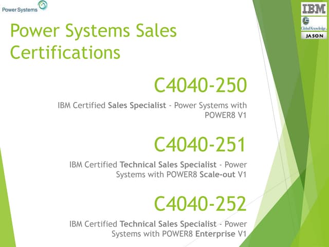  Power8 sales exam prep