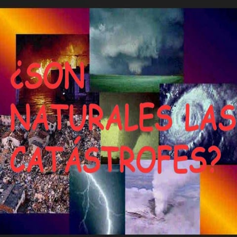 Desastres naturales | PPTX