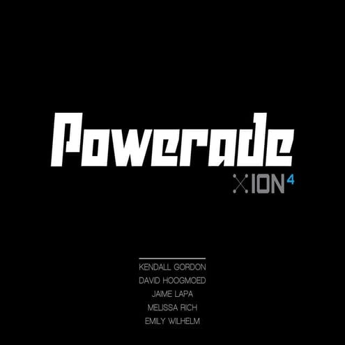 Powerade plans book 1