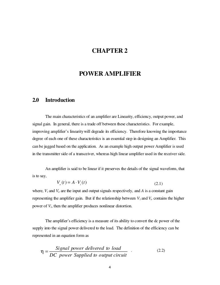 Amplifier Classes And The Classification Of Amplifiers