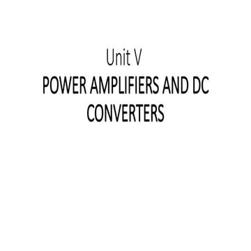 power amplifier in electronic devices and circuits
