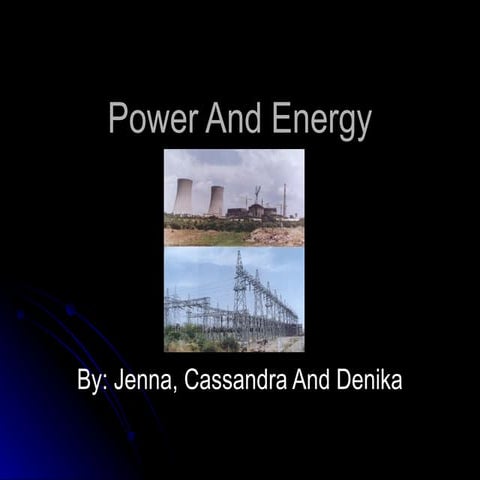 Fossil Fuels and Nuclear Energy | PPTX