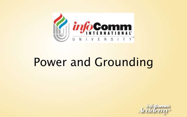 Power and Grounding - Best Practices