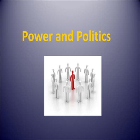 Power and Politics