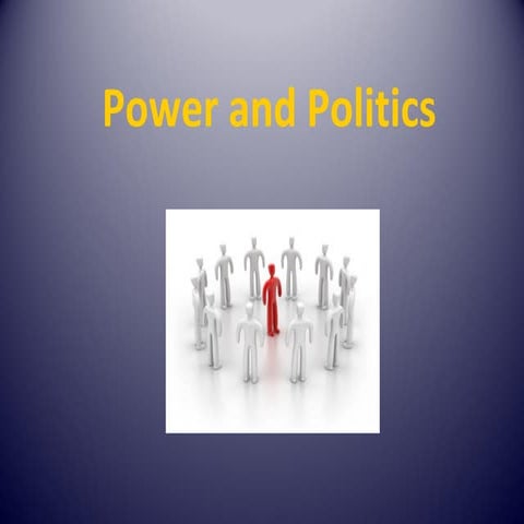 Power and politics
