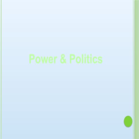 power and politics.pptx-6th sem B.Sc Nursing