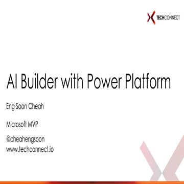 AI Builder with Power Platform